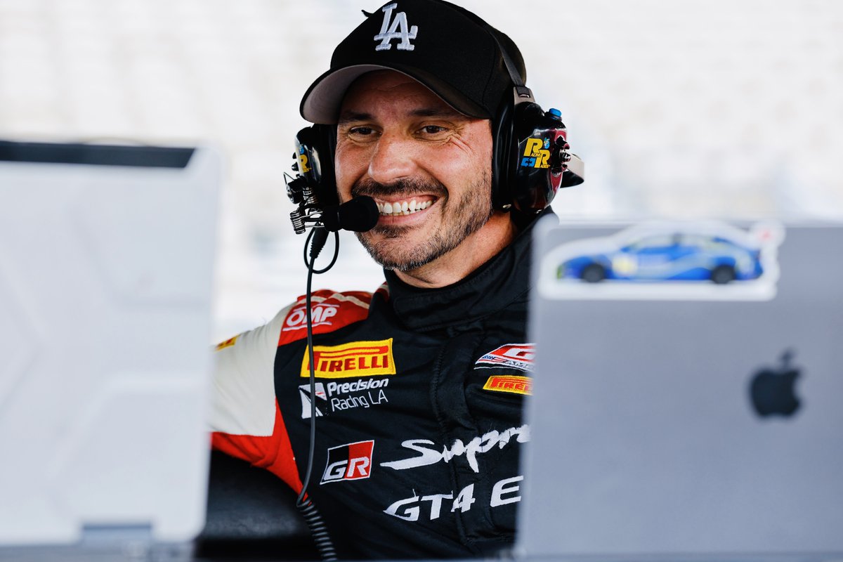 RyanEversley's tweet photo. Feeling good about the weekend! Thankful for the fans who came by and said hello. Always nice to have some @DWRshow conversations with you guys. Next up is @COTA which I hope to see more of you at coming up April 24-26th. @PrecisionRacLA @GT4America @ToyotaRacingUSA https://t.co/DG7KUCGT6d