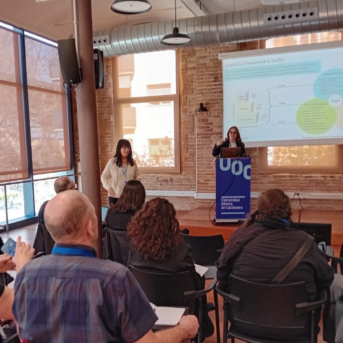 edulabTIC's tweet image. 🔍Descobreix més sobre #IA, #Innovació i #HE amb les presentacions d'#Edulab en la #UOCStaffWeek2026

👨‍🏫@louguardia, @mmaina, @ncabreralanzo, Ludovica Fanni, @montseguitert, @tromeu, @mromerocar, Jordi Conesa i Josep M. Sabaté!

ℹ️edulab.uoc.edu/ca/2026/03/30/…

#researchUOC