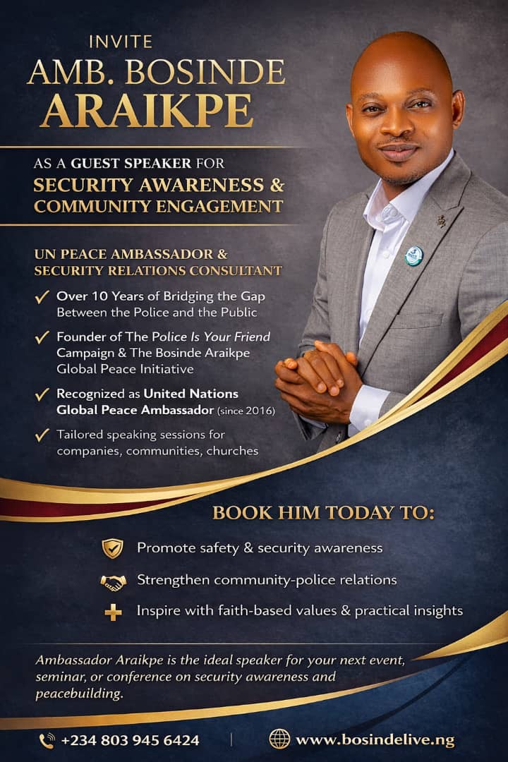 Amb. Bosinde Araikpe tweet media