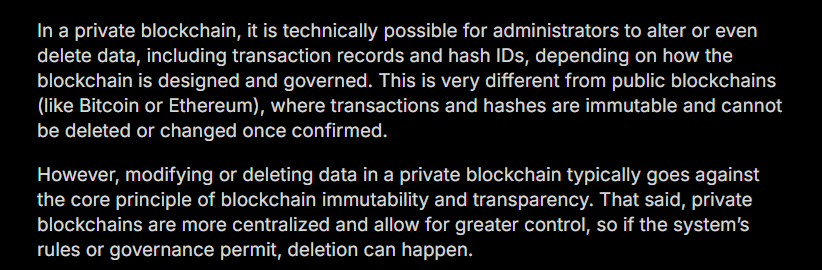 PikaDetects's tweet image. hash ids  deleted in private blockchain 

Don't act very smart by showing dramatic probes 
#JeffreyEpstein #Bitcoin #Hyperledger #CIA #FBI
