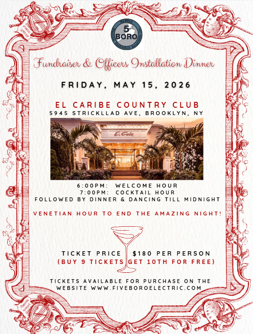 Absoluteelectny's tweet photo. Fundraiser &amp; Officers Installation Dinner 5/15/16
Buy your tickets using the link below:
https://t.co/MqdGnhEYFb https://t.co/apjtJSsSON