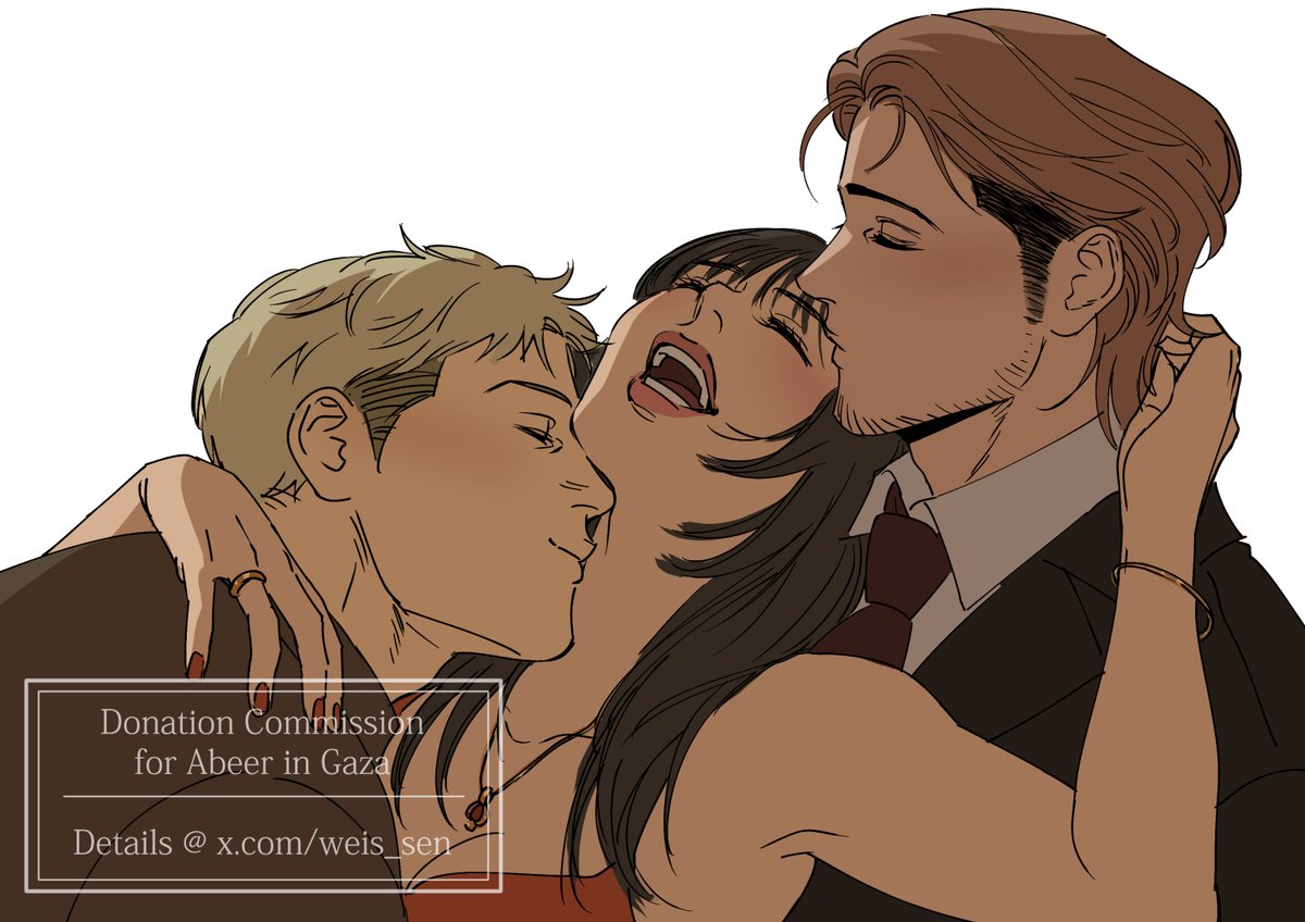 weis_sen's tweet image. The latest batch of comms, thank you as always for helping Abeer and her community!! 🥰💖

#jean #reiner