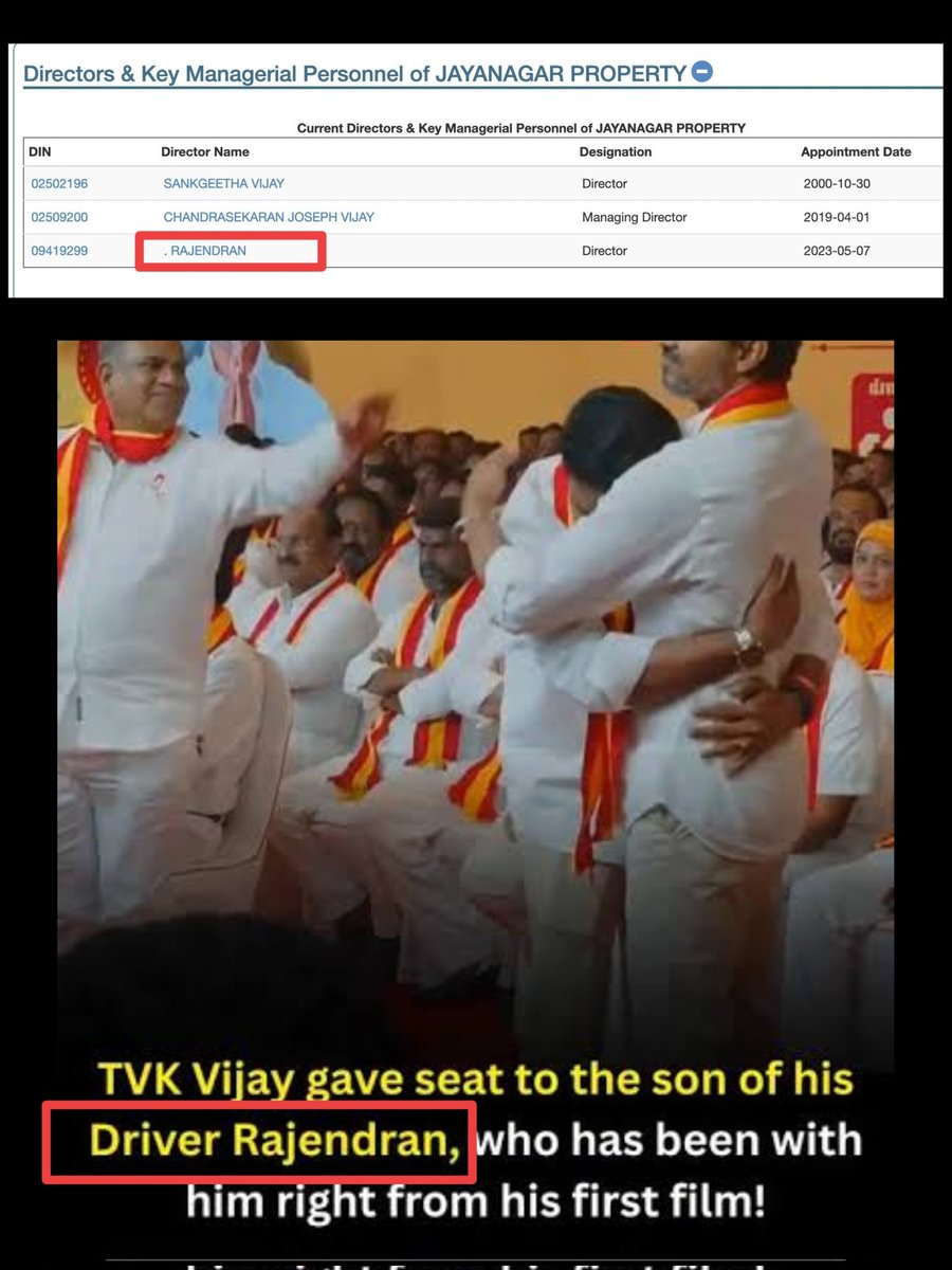 டிரைவர் விஜயண்ணாவோட பினாமி போல... 
அதான் அவர் மகனுக்கு சீட் குடுத்துருக்காப்ள...