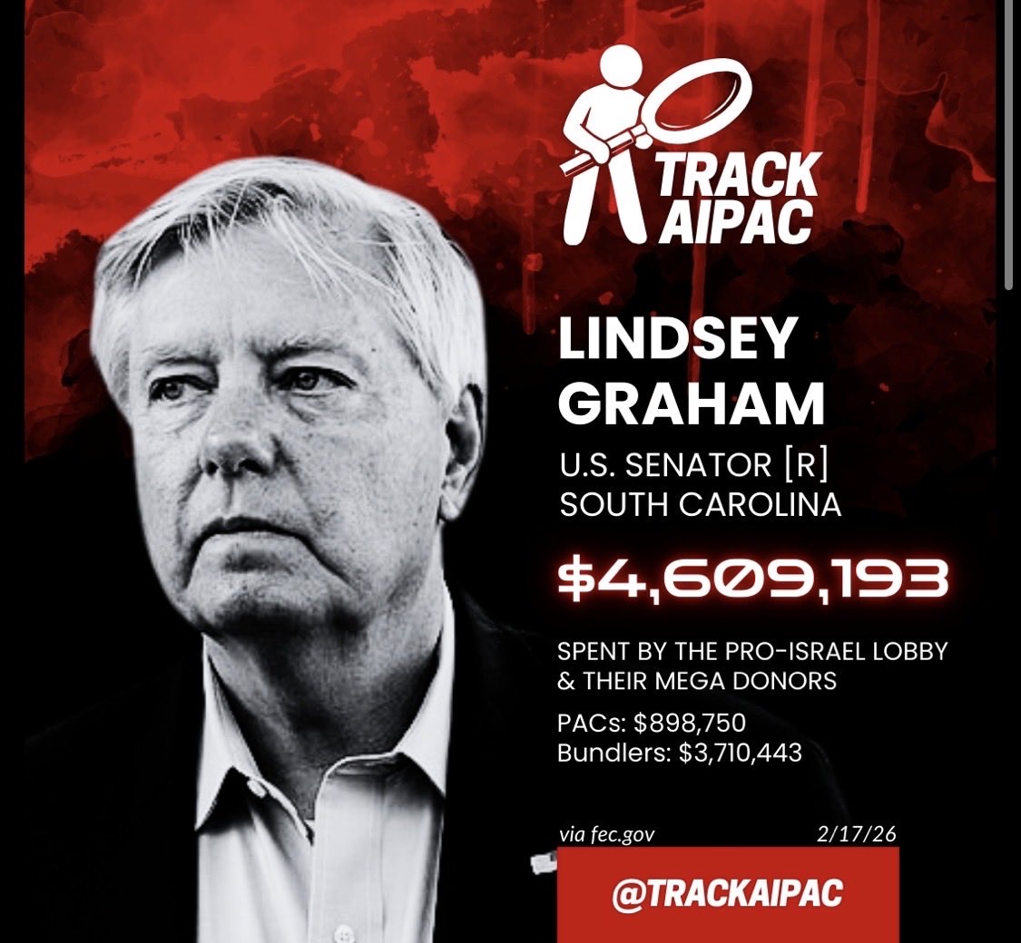 <a href="/LindseyGrahamSC/">Lindsey Graham</a> <a href="/POTUS/">President Donald J. Trump</a> Senator Lindsey Graham, the epitome of an "American Last War Pig," has carved out a career that reeks of corruption, warmongering, and a flagrant disregard for the American public's well being. Here's how he's managed to become one of the most despised figures in contemporary