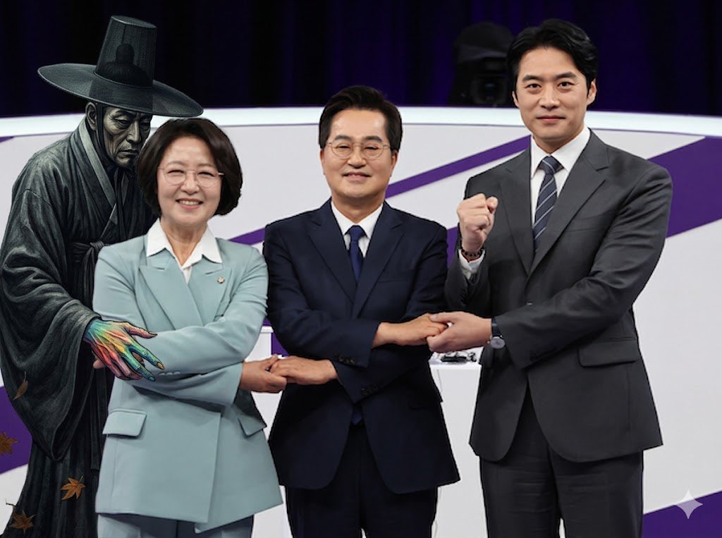 민주당-이재명=0 tweet media