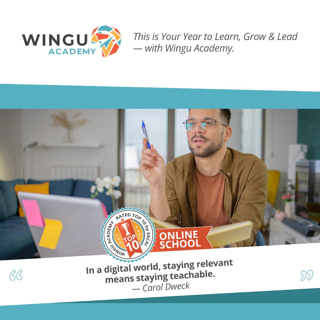 WinguAcademy's tweet image. Growth is a mindset.
This is your year to embrace curiosity, resilience, and continuous learning.

#GrowthMindset #LifelongLearning #FutureSkills #MindsetMatters #EducationForLife #WinguAcademy #LearnGrowLead
