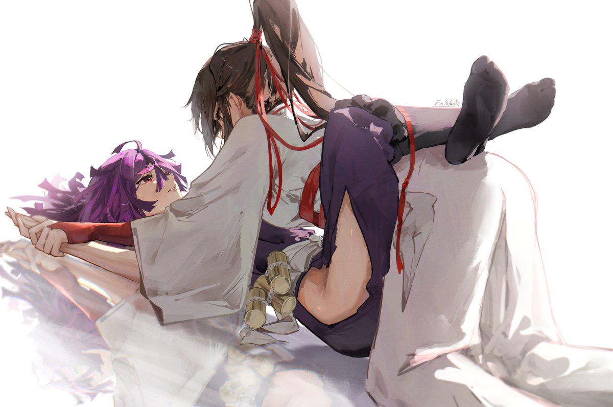 ErikVarts's tweet photo. Is this bochu jutsu?

#hellsparadise #jigokuraku #Sagiri #Yuzuriha https://t.co/impGiJ5W14