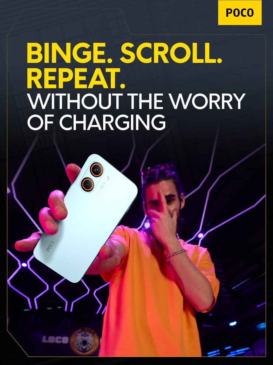 IndiaPOCO's tweet image. For most, it’s a budget. For the POCO X8 Pro, it’s a playground.
3M+ AnTuTu points. 120FPS gaming. 4K editing. Zero stutters.
This is how the pros play. Live on Flipkart — get yours now.
#POCO #X8ProSeries #X8Pro