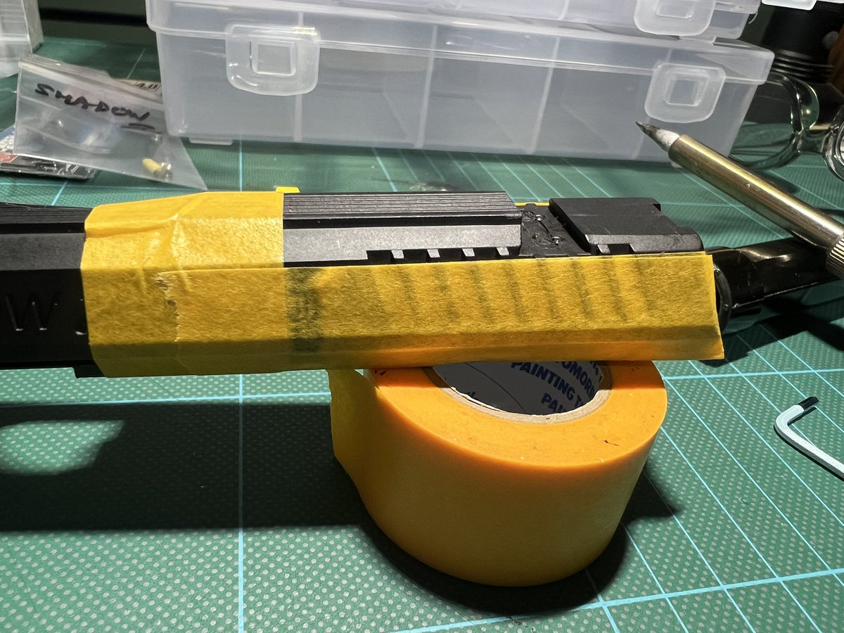jichoO_GSJ's tweet photo. どこまで掘れるかなー？

そーいやショートリコイルモデルもでるらしいね！🥹
#shadow2 https://t.co/LcaKPz0Fni
