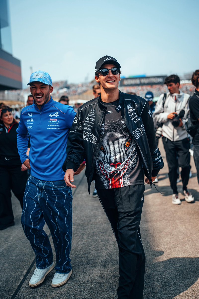 George Russell tweet media