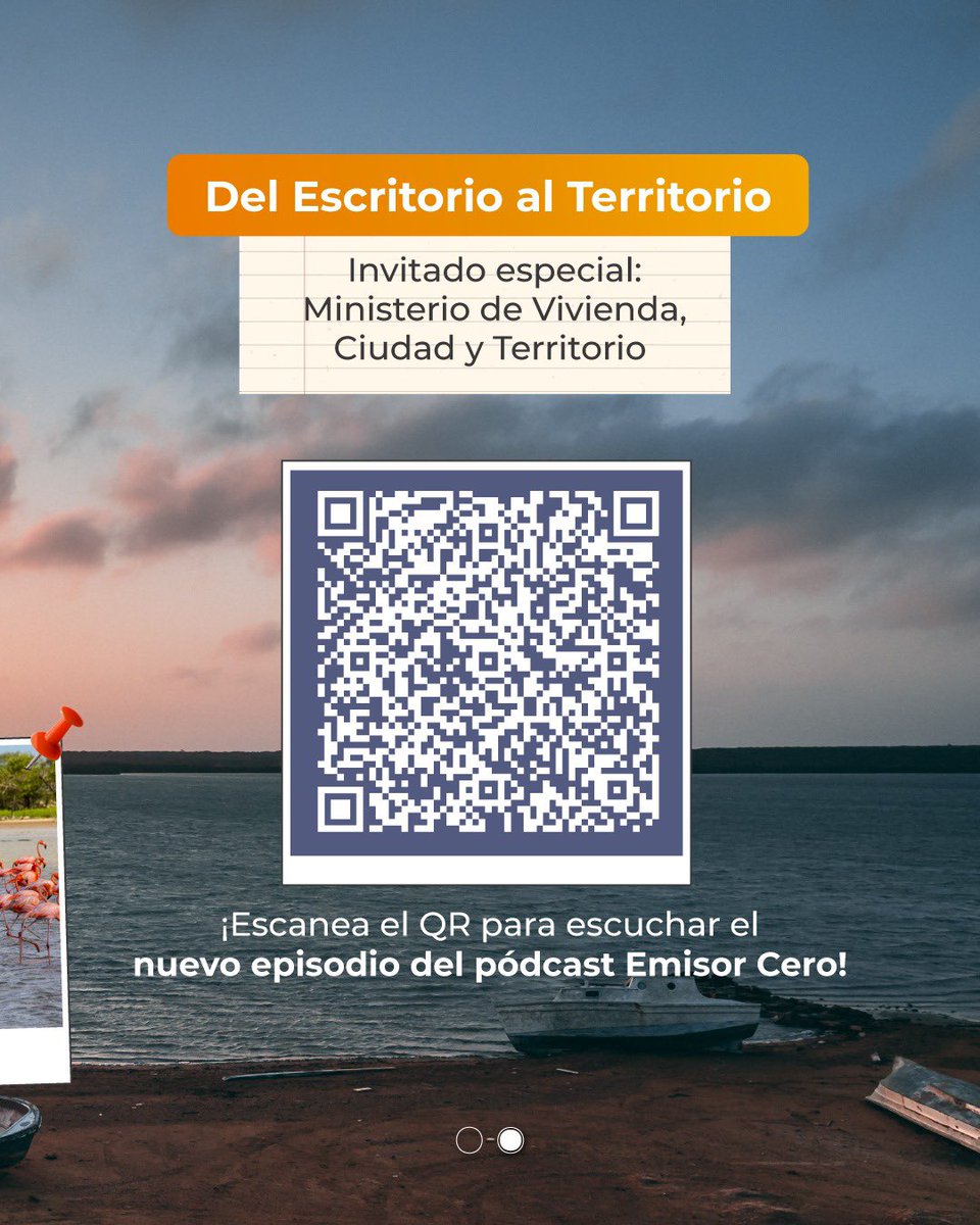 HelgaMaRivasAr's tweet photo. El territorio tiene voz.
Las comunidades tienen saber.
Y cuando se escuchan, las soluciones se transforman.
En un nuevo episodio del pódcast ´Emisor Cero´, conversamos sobre cómo estamos cambiando la manera de habitar Colombia: con un modelo de vivienda más justo, sostenible y profundamente conectado con la cultura y la vida de los territorios.

La viceministra de Vivienda, @aydeemarsigliab, y la directora de Espacio Urbano y Territorial, Claudia Andrea Ramírez, destacan el camino de transformación.

Les invito a escuchar el episodio de audio “Del Escritorio al Territorio”.

Más información aquí: https://t.co/ratdonaBPy
