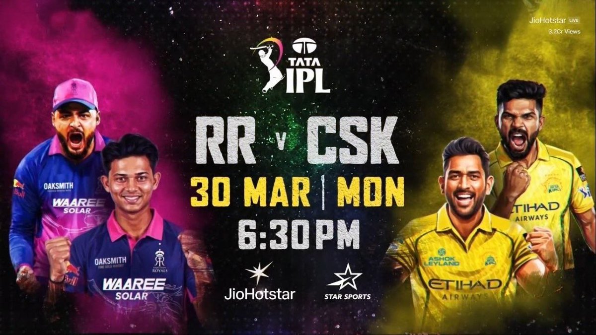 Gopal_Rohin___'s tweet photo. "आज गुवाहाटी में सूर्यवंशी का तूफान आने वाला है! ⚡️ क्या लगता है, आज वो कितने रन बनाएंगे?
A) 30-50 रन
B) 50+ (अर्धशतक)
C) 80+ (Match Winner)
मेरे हिसाब से आज वो 45+ रन ठोकेंगे! आप अपनी राय कमेंट्स में बताएं। 👇 #RRvsCSK #IPL2026 #Suryavanshi https://t.co/w9zKGGxG15