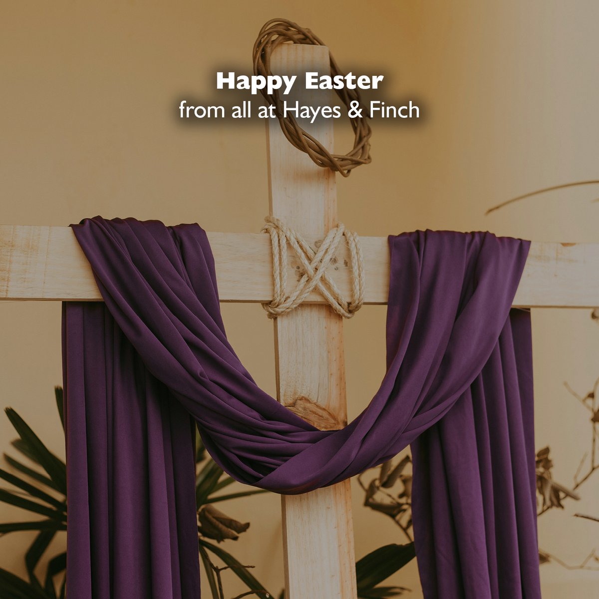 #HappyEaster from all at Hayes &amp; Finch!⛪️✝️

We will be closing for the #Easter period from 5pm today and will reopen at 9am 7th April 2026 - We appreciate your support and hope all #Church #services and celebrations run smoothly!

hfltd.com