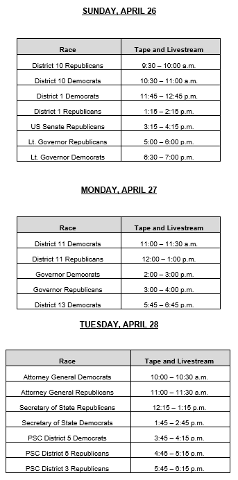 rahulbali's tweet photo. The Atlanta Press Club Loudermilk-Young Debate Series for the 2026 Georgia Primaries

80+ candidates invited for 19 debates over three days. #gapol

More will be post here: https://t.co/qS5tSOZitc https://t.co/LqGxuxYP8L