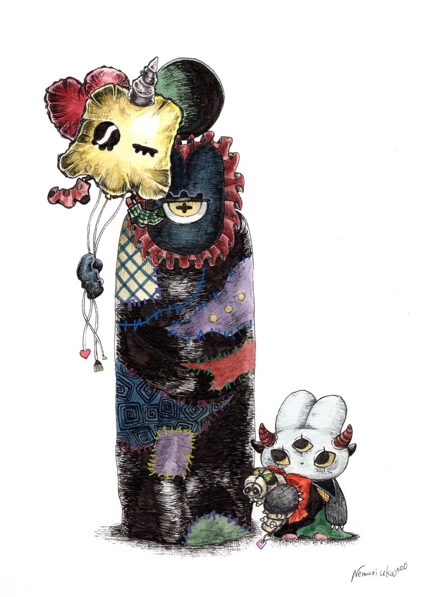 ねむり うか｡oO／skeb始めました tweet media