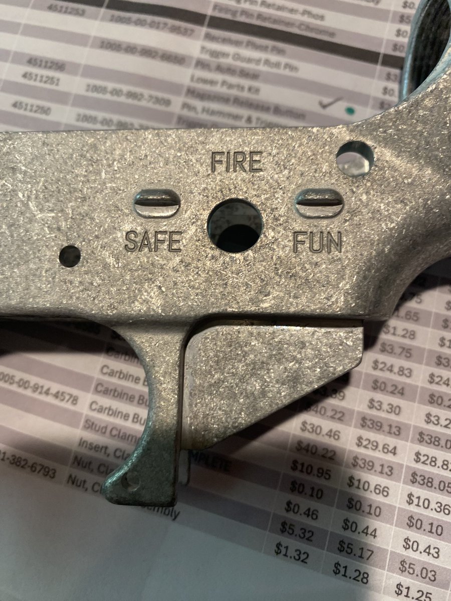 rougarouxpew's tweet image. GM, my Rougaroux Frens,
The RFA15 rifle barts have been Lasered and ready to ship to Anodizer! Couple weeks and we’ll have some beautiful black parts ready to build! #RFA15 #staytuned