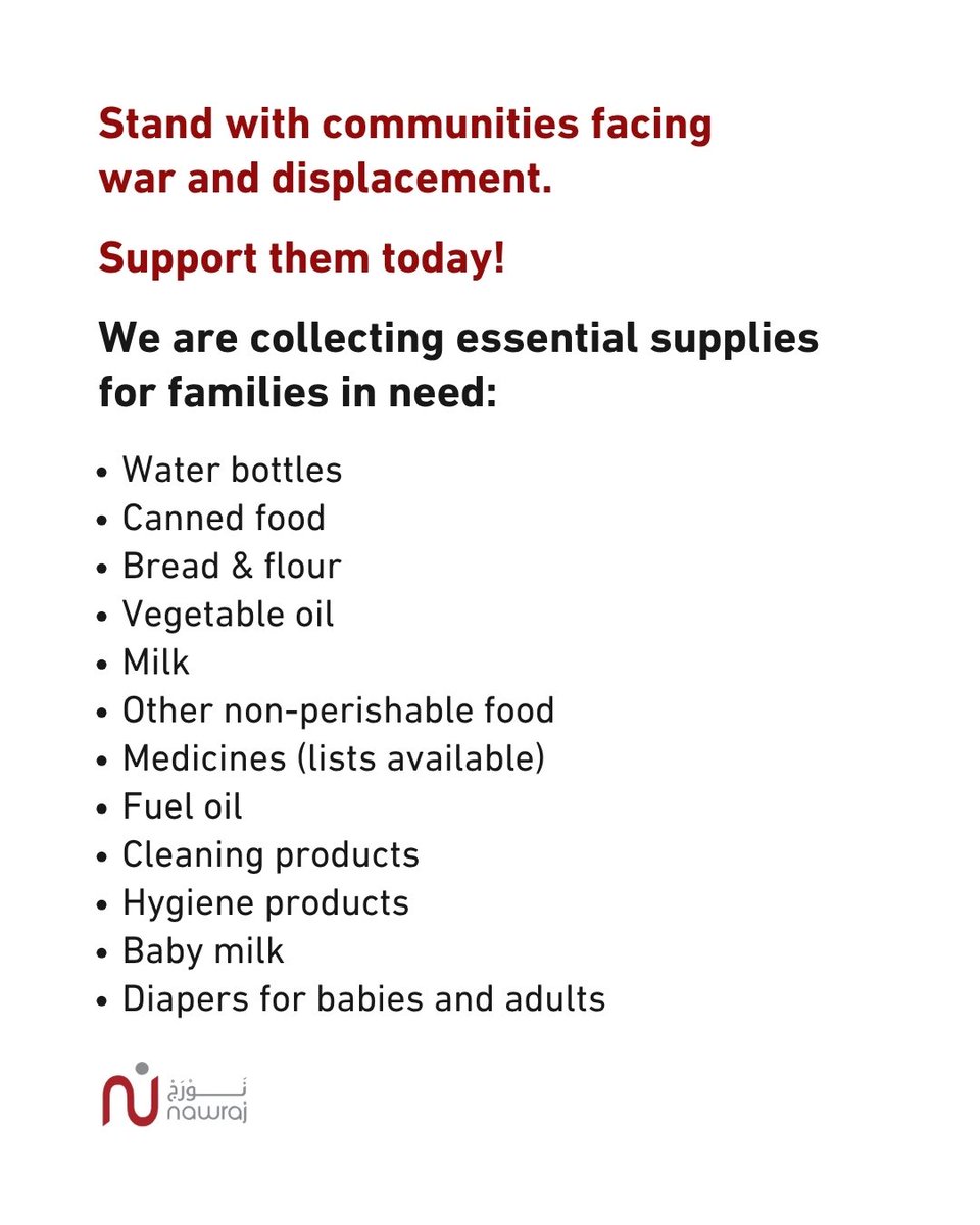 NawrajNGO's tweet photo. #southlebanon #emergency #aid #war #populations #NawrajNGO https://t.co/ecvzN6SMkZ