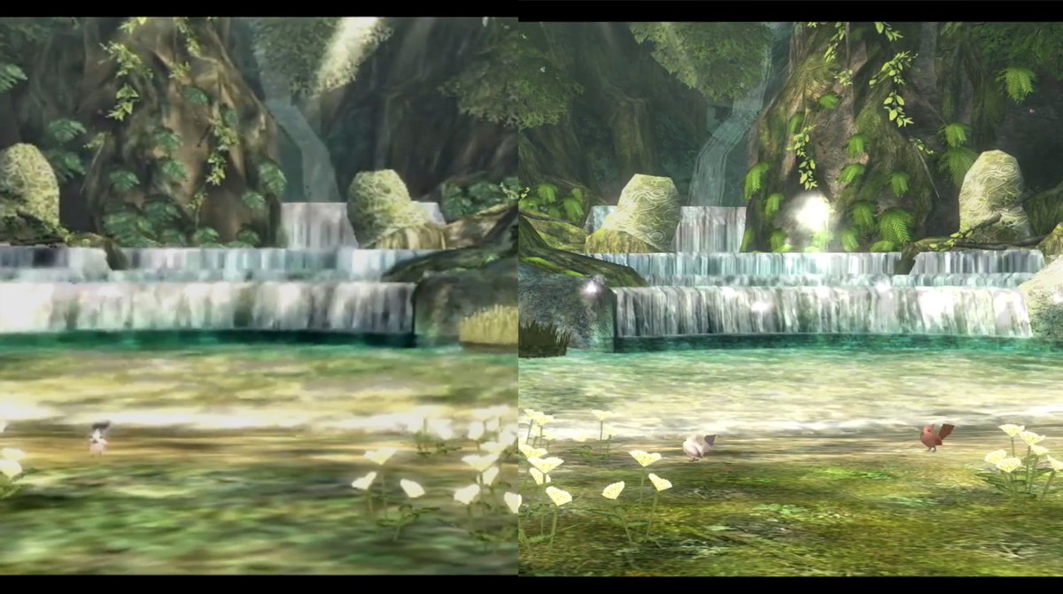 rubenthedoofus's tweet photo. @RobinPoedev Ah okay, I get it if that was your only exposure to the remaster. It looks like it’s being played on Cemu with one of those shader presets applied. It isn’t perfect but TPHD is pretty conservative with much it changes artistically. Not my preferred way to play but it’s harmless. https://t.co/p88C6JoD1k