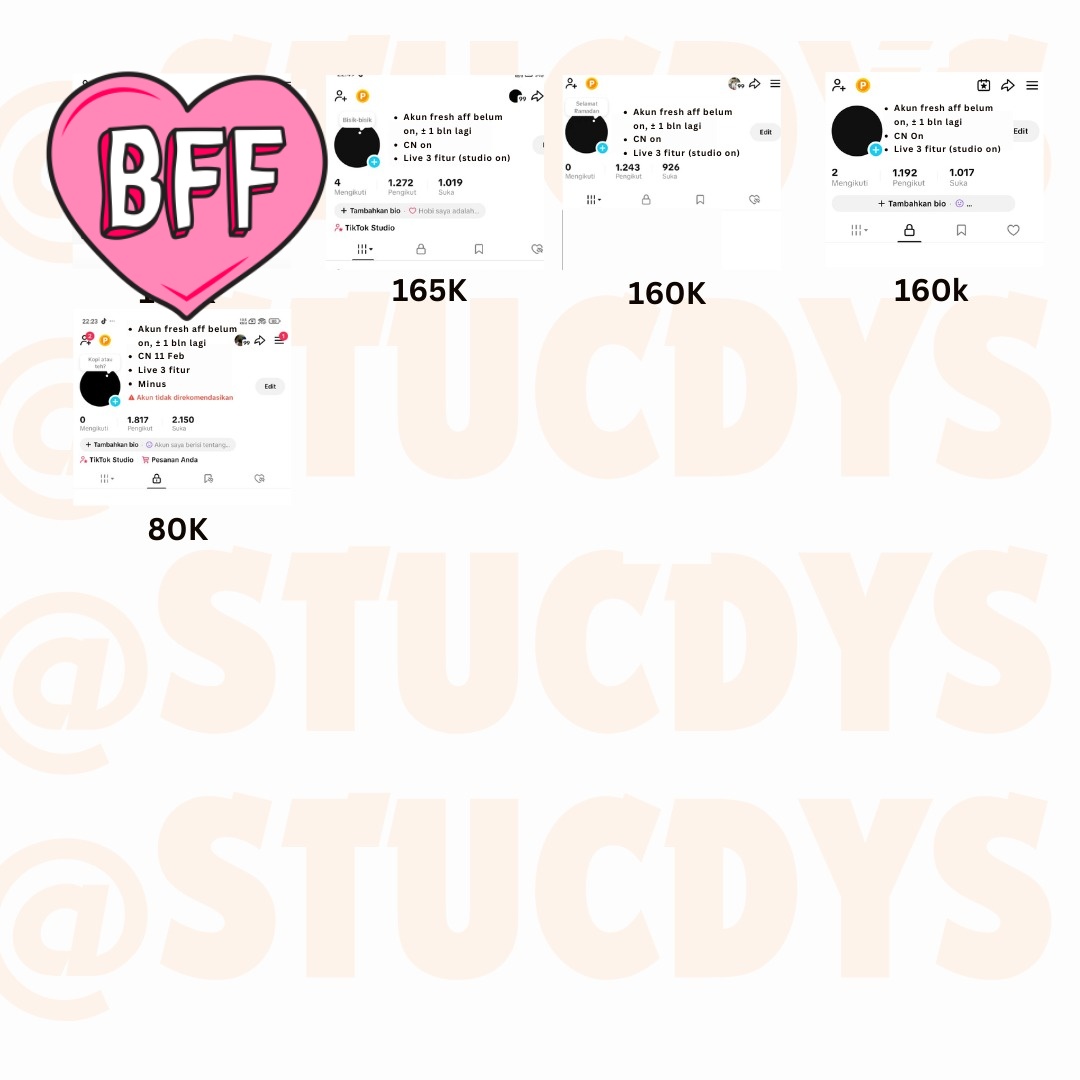 nata • Jual Beli Akun TikTok | stucdys tweet media