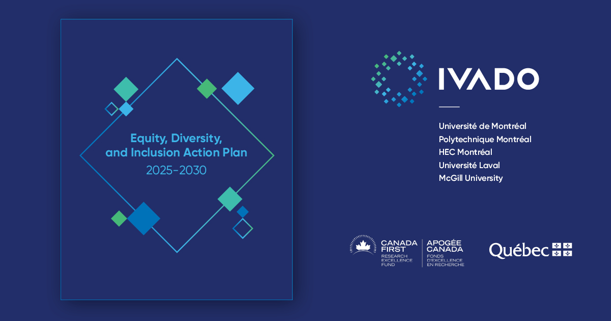 IVADO_Qc's tweet image. 🔷 IVADO unveils its 2025-2030 EDI Action Plan for more responsible and equitable AI, the result of a collaborative process with @UMontreal, @polymtl, @HEC_Montreal, @universitelaval and @mcgillu.

👉 Discover the plan: ivado.ca/wp-content/upl…

#AI #EDI #ResponsibleAI #R3AI