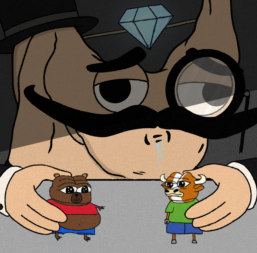 meme's tweet photo. gm to delusional diamond hands 💎 https://t.co/6SqSuj72CD