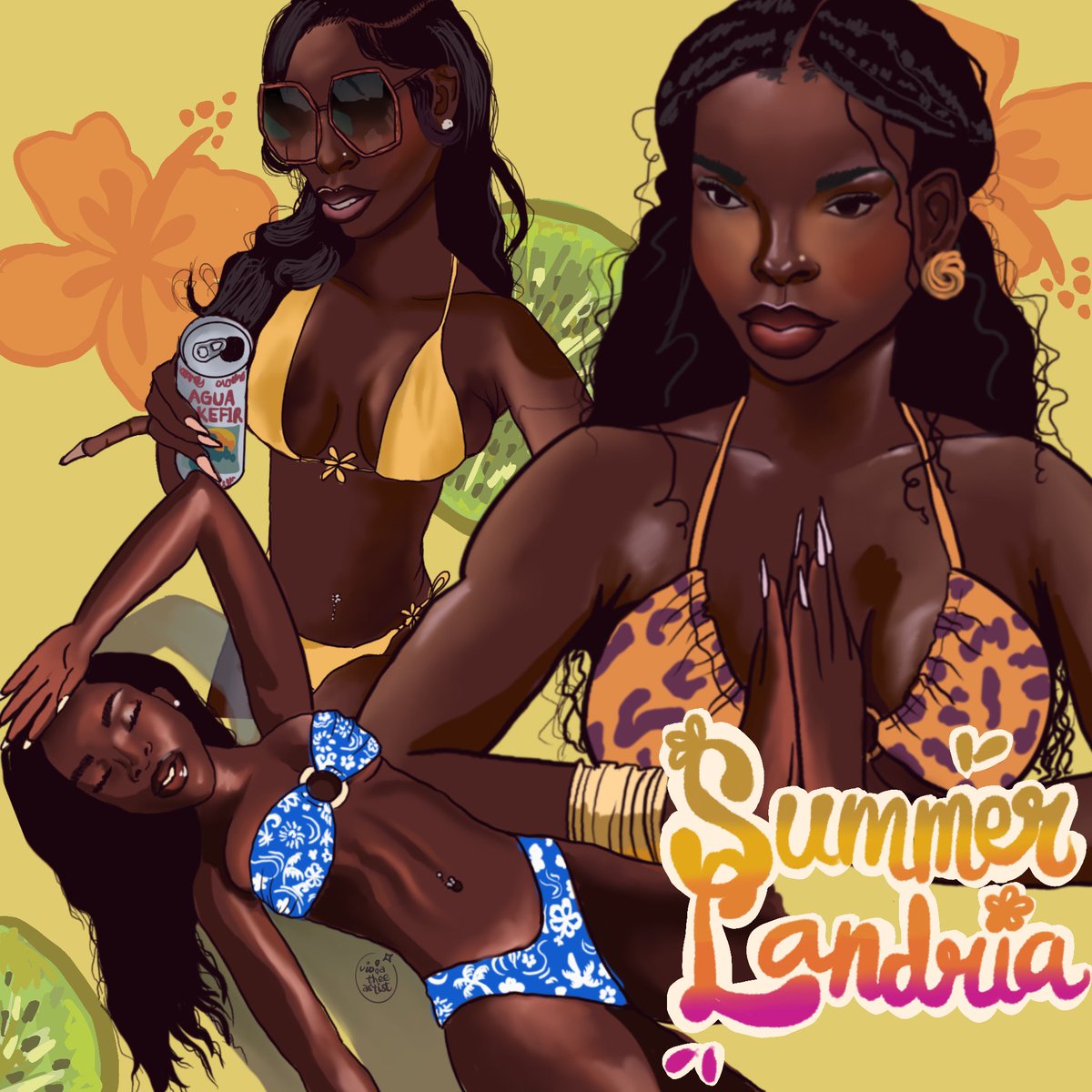 having a #summerlandria feeling ☀️💅 #fanart 👙✨