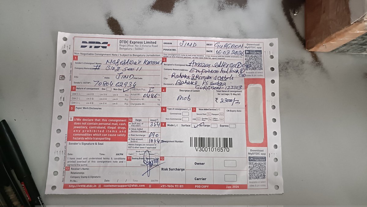 Nageshw09369877's tweet photo. SHAME @AmazonHelp 🚨

Damaged Motorola (Order: 403-1467465-7673117). Spent ₹1044 on return (DTDC V3001016570). Seller REFUSED delivery.

Amazon promised refund on 18/03 but now denying it! Agent disconnected call.

NCH ID: 9002270

I want my REFUND! @amazonIN
@jagograhakjago https://t.co/1Wi7H8xIPp