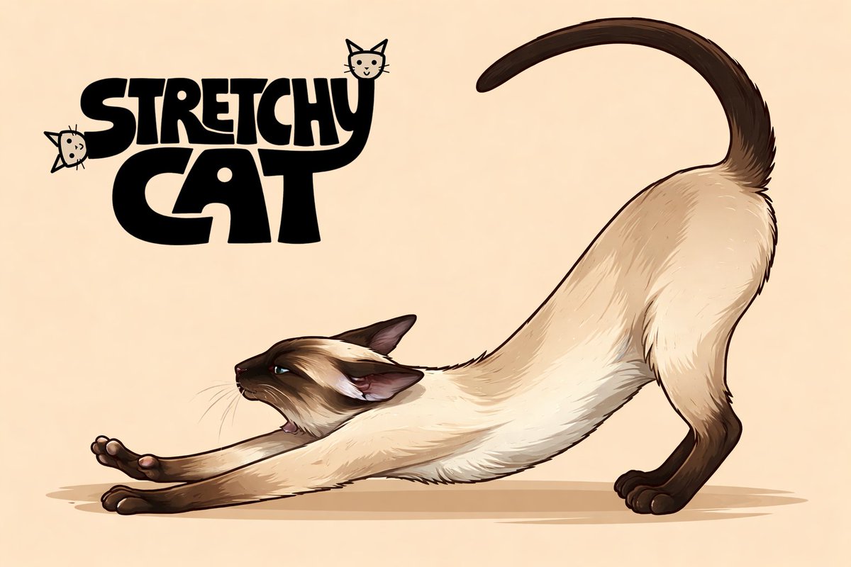 Stretchy Cat tweet media