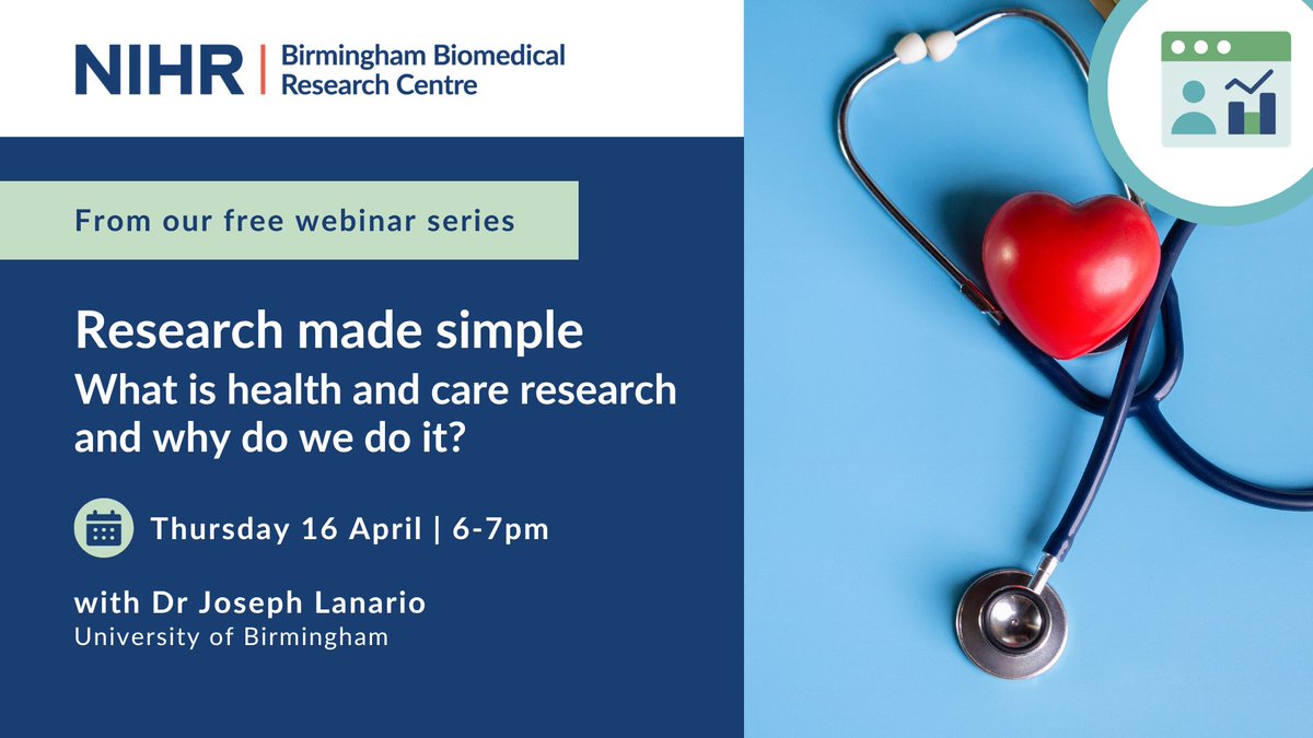 NIHR Biomedical Research Centre: Birmingham tweet media