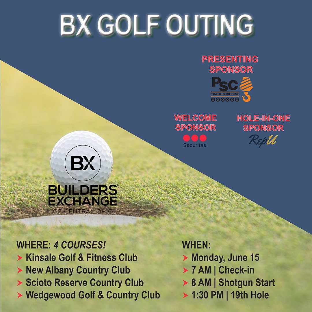 BXofCentralOhio's tweet image. Sign Up NOW for the Largest Golf Outing in Town!
Early foursome/hole sponsorship packages are now available. REGISTER NOW: ow.ly/Q5Fo50YzTtN
 @BXofCentralOhio #Construction #ColumbusOhio @ClubKinsale @Newalbanylinksgolfclub @SciotoReserveCC @WedgewoodGolfCC