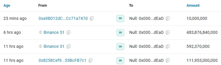 Fransil39123482's tweet image. A large portion of the supply is held by #Holders and #Exchanges, which is why every burn is indeed very important.

23 minutes ago, someone sent 10 million #BabyDoge to the dead wallet 🔥

Are you also planning to send some coins?