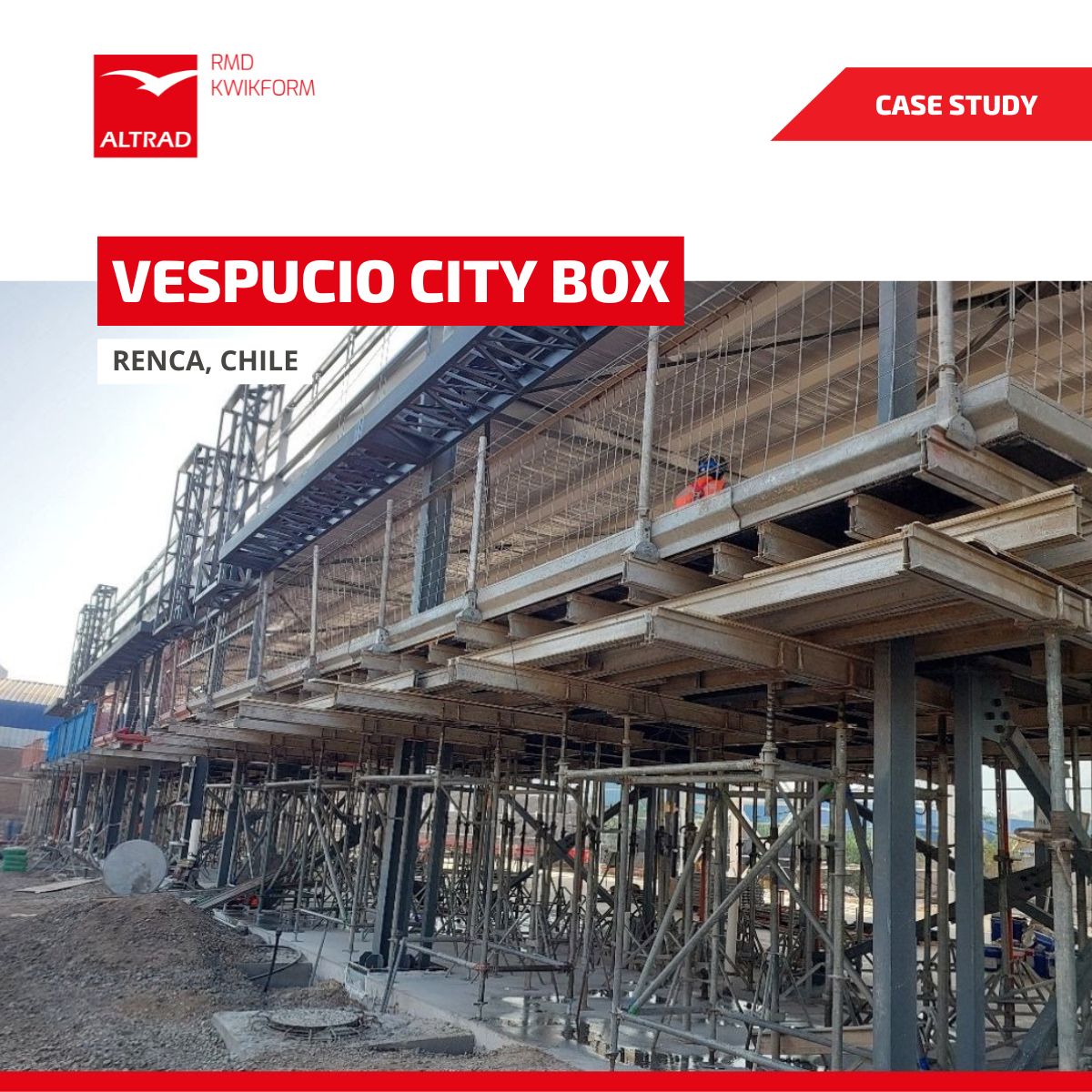 RMDKwikform's tweet image. Vespucio City Box, Renca 🏗️

Altrad RMD Kwikform Chile supported the construction of Vespucio City Box, providing Rapidshor for slab lifts up and Minima #wallformwork. Safe, efficient, and precise #temporaryworks solutions for complex industrial projects.

bit.ly/4cfeAPq