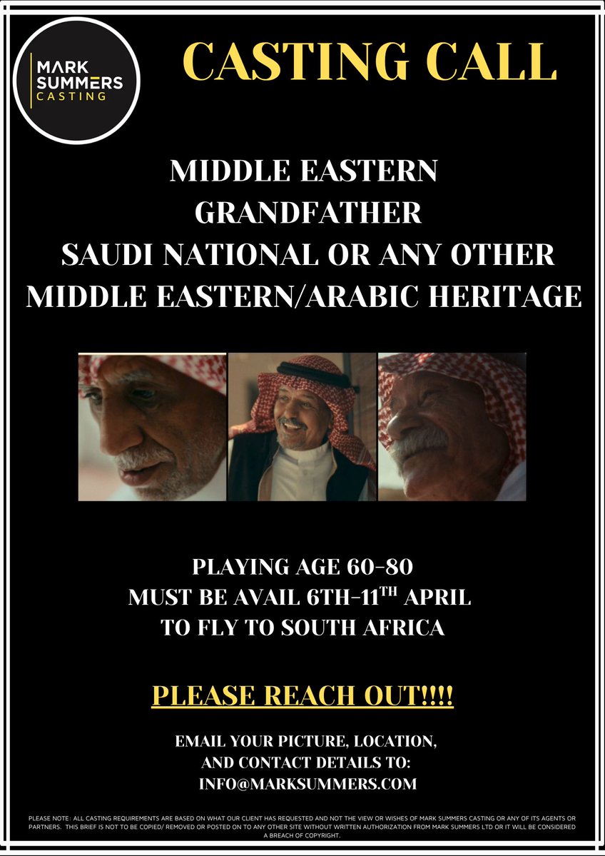 Mark Summers Casting tweet media