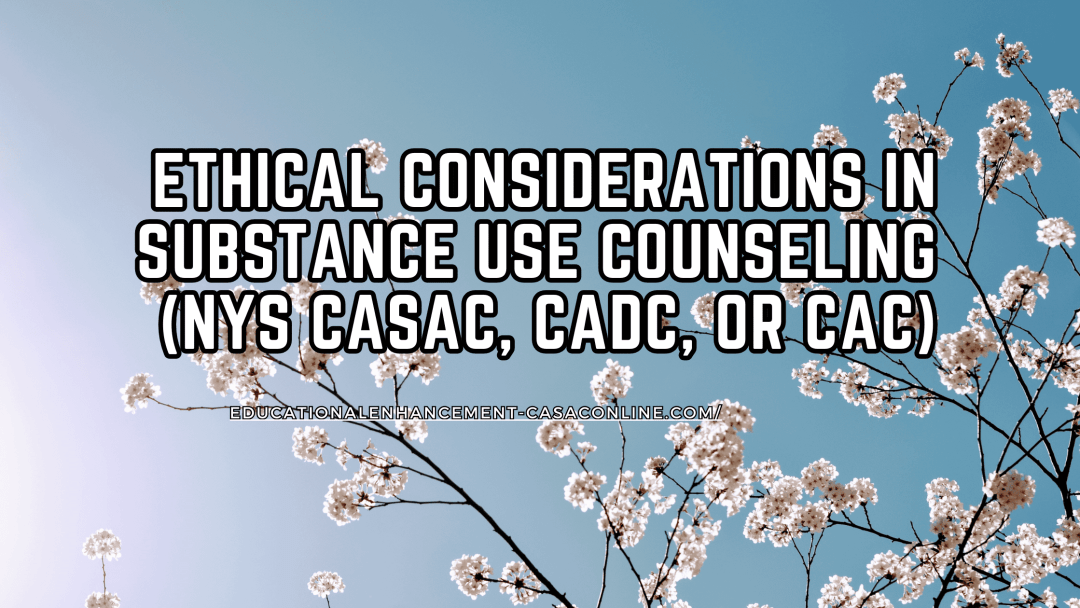 EducationalEnh1's tweet photo. Ethics in SUD counseling is vital! Respect autonomy, promote well-being, and protect confidentiality. Check our blog for insights! https://t.co/VJUcjRBfBU  
#CASAC #CounselorEthics #AddictionCounseling #12CoreFunctions #BehavioralHealth #ProfessionalIntegrity https://t.co/0OlCnBFxXf