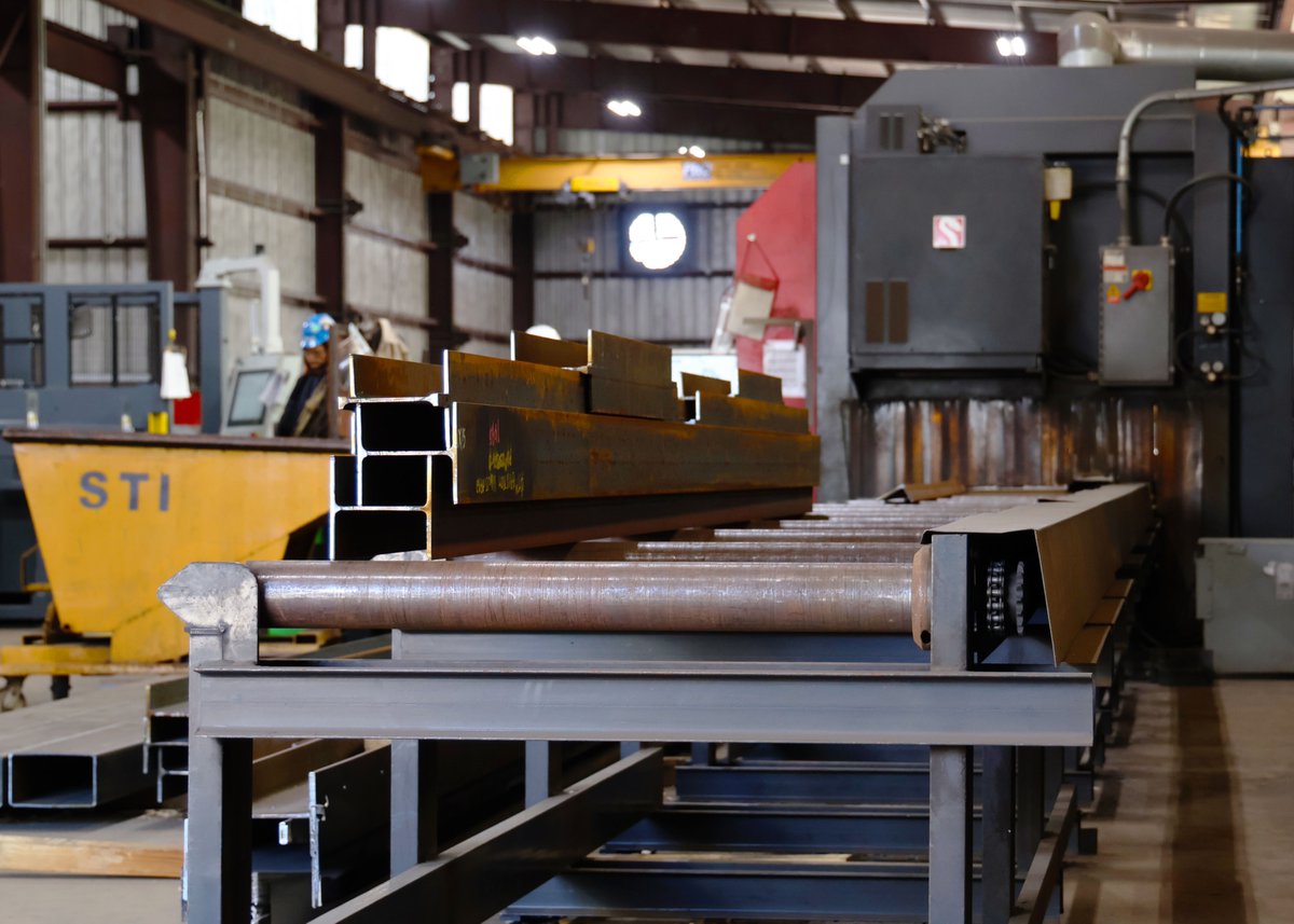 emiproductshtx's tweet image. Our Profiling Department processes structural steel into product components. Here, a frame base kit is heading to a Fitter to be assembled.

#solutiondriven #structruralsteel #profiling #steelfabrication