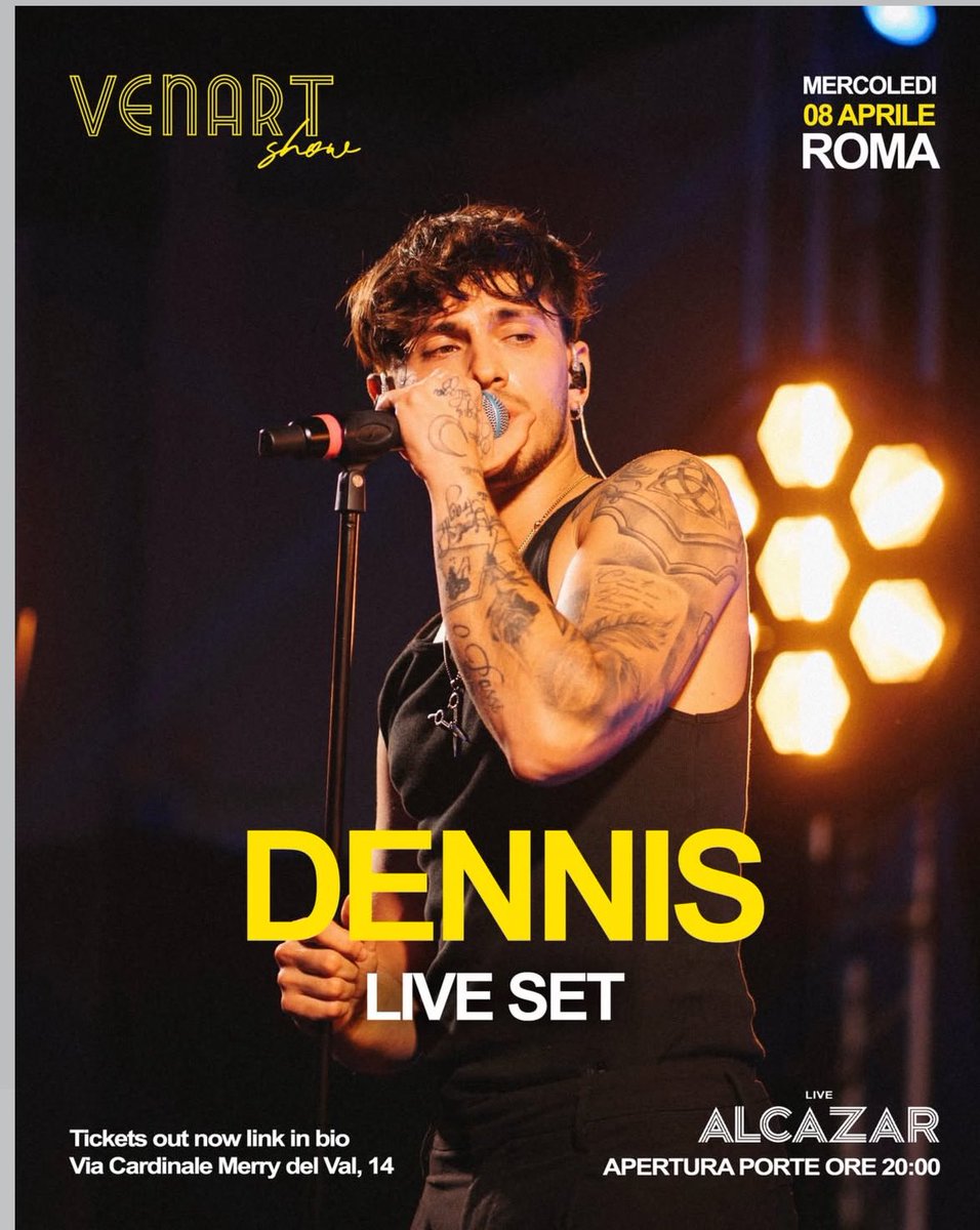 NoemiMorrone1's tweet photo. Dennis torna  sul palco a Roma 8 di aprile 🥹✨💙#Dennis #Deddy https://t.co/M8LIaJva0C