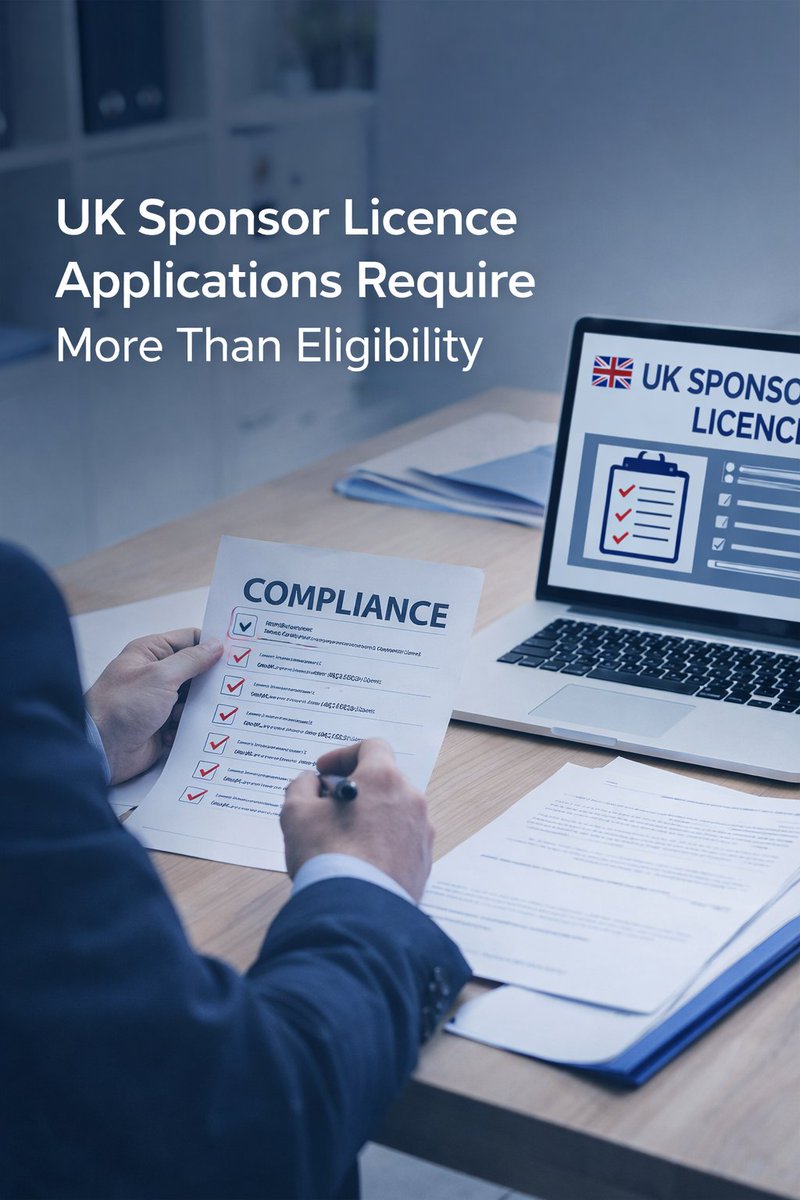 TheSmartMove2UK's tweet photo. Applying for a UK Sponsor Licence is not just about submitting an application.

It is about proving compliance, documentation accuracy, and operational readiness.

Many refusals happen due to lack of preparation, not lack of eligibility.

https://t.co/013lhLO4mJ https://t.co/FnR7AY6pGp