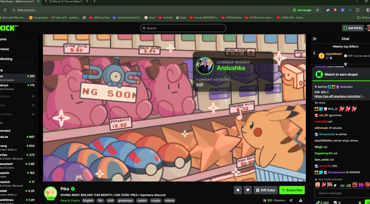 gotwhatuneed202's tweet photo. @PikaGambles @SpartansBet ALWAYS IN THE STREAMS 

LOVE U 

4yKDa6paoXnrYu717VxupEQxsGspNQE75WFKgjyoGMdQ https://t.co/6ZgeUgeBzU