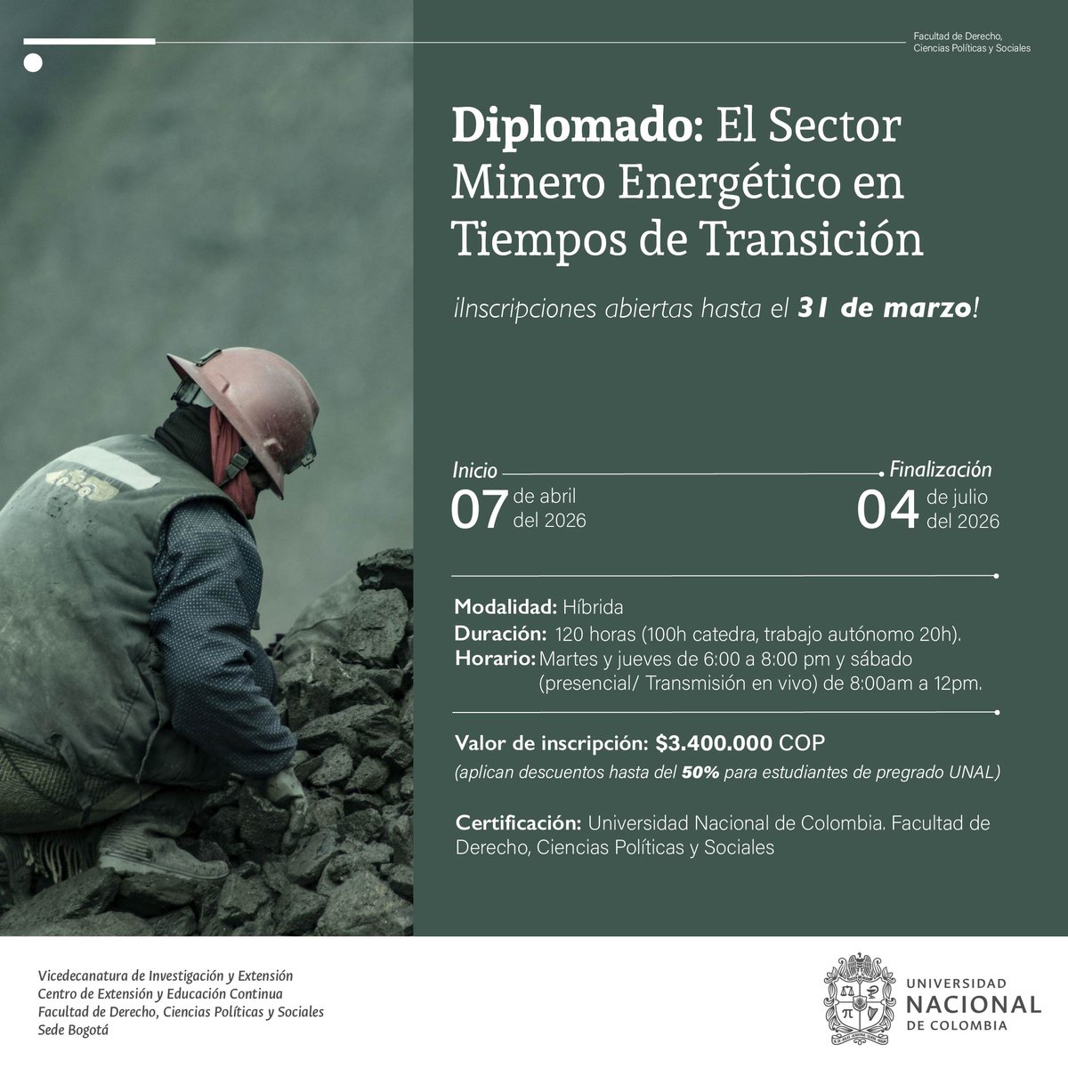 Facultad de Derecho, Ciencias Políticas y Sociales tweet media