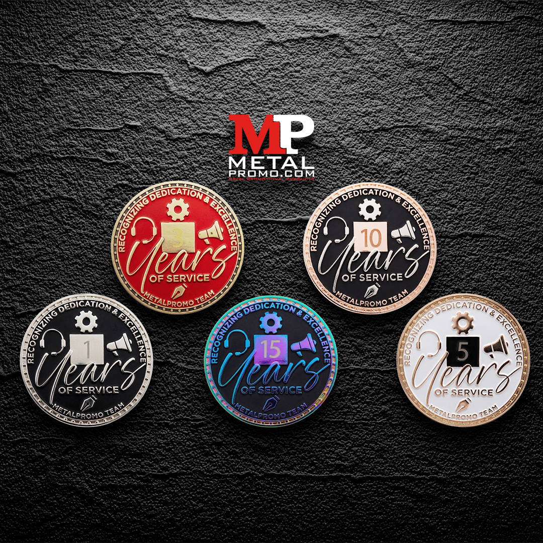 MetalPromo's tweet photo. At MetalPromo, our company culture is deeply rooted in recognizing the dedication and excellence that every team member brings to the table, regardless of where they are in the world. We believe that hitting a work milestone is a significant achievement that deserves a lasting tribute, which is why we honor these years of service with custom-minted anniversary coins. These coins are more than just metal; they are a tangible symbol of the hard work and commitment that drive our collective success and growth.

We want to express our heartfelt gratitude to our global team members who have reached these milestones, from one year to fifteen and beyond. While our business is based and operates only in the US, our reach is truly international, and we make it a priority to ensure these tokens of appreciation reach every employee across the globe. It is a privilege to award these coins as a way to help our team mark their personal journeys with the company and celebrate their long-term contributions to our family.

#MetalPromo #CompanyCulture #EmployeeRecognition #WorkAnniversary #GlobalTeam