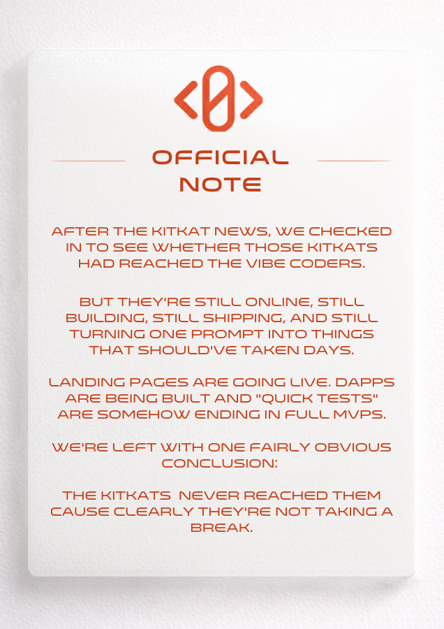 CodeXero (vibecode/acc) tweet media