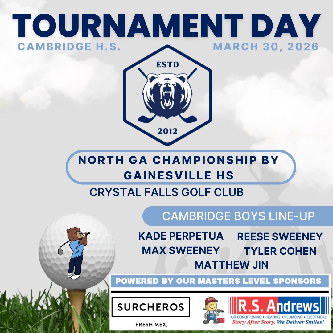 Cambridge Bears Golf ⛳️ tweet media