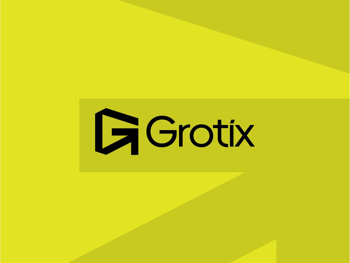 Designer_Said's tweet photo. 🟡Grotix — new visual identity, just dropped.
The logo hides an arrow inside the letter "G" — and once you see it, you can't unsee it. That's the whole point.
#logodesign #brandidentity #TechBrand #graphicdesig #logoconcept #branding #DesignCommunity #minimallogo https://t.co/g8BHdiabIE