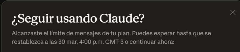 y se marchoooooo.
Fue lindo mientras funcionaste bien Caludia, espero que te dejen de manijear y vuelvas a ser la que fuiste antes!!!!