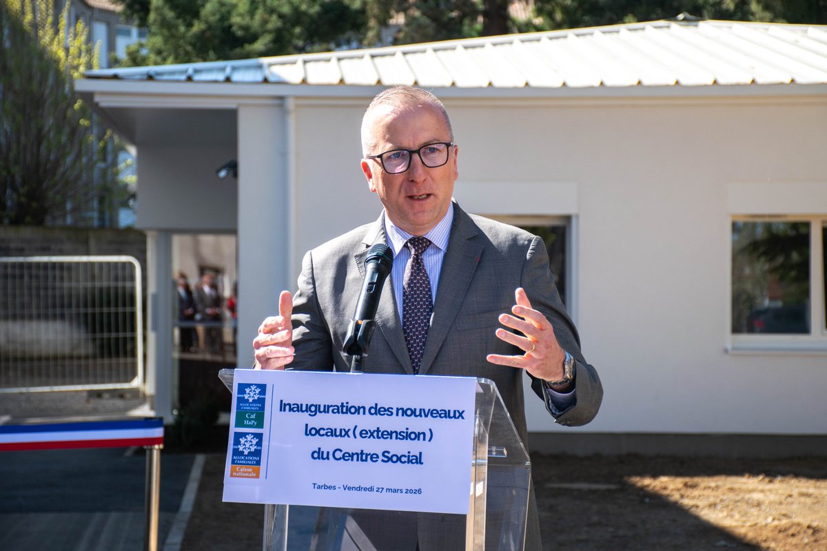 Image de Préfet des Hautes-Pyrénées - #Inauguration | Le #préfet65 a inauguré l’extension du centre social Arc en Soleil de la Caf des Hau