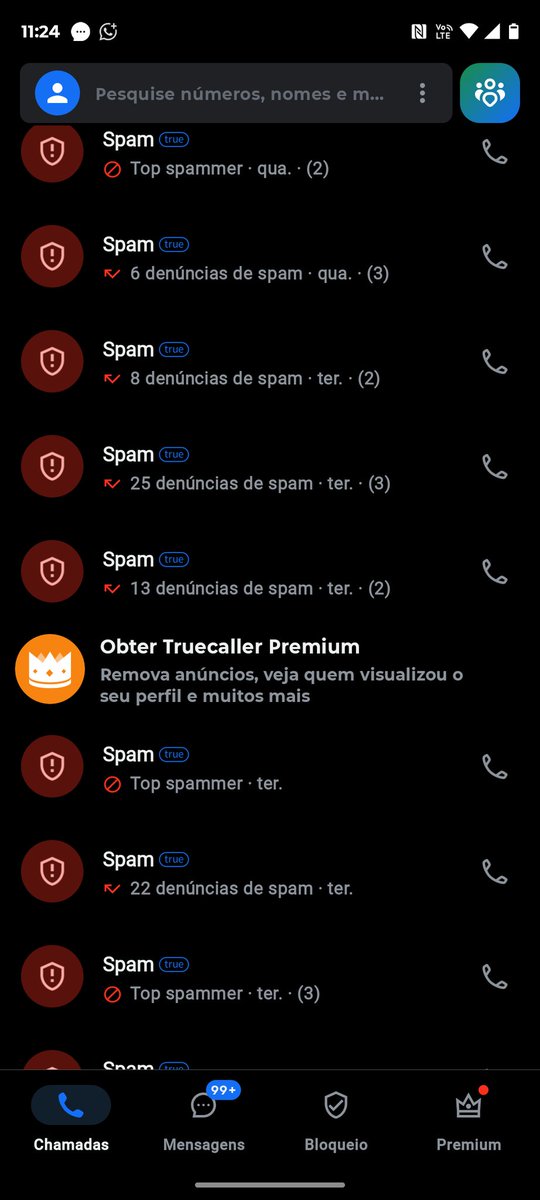 ladobdecuritiba's tweet photo. NÃO AGUENTAVA MAIS RECEBER LIGAÇÃO QUE NÃO FALAVA NADA.

Aí baixei um app pra bloquear spam chamado "TrueCaller", nisso percebi duas coisas:

1) só recebo chamada de spam ou golpe 🥲

2) o app é muito útil MESMO. https://t.co/IV8sCiKobt