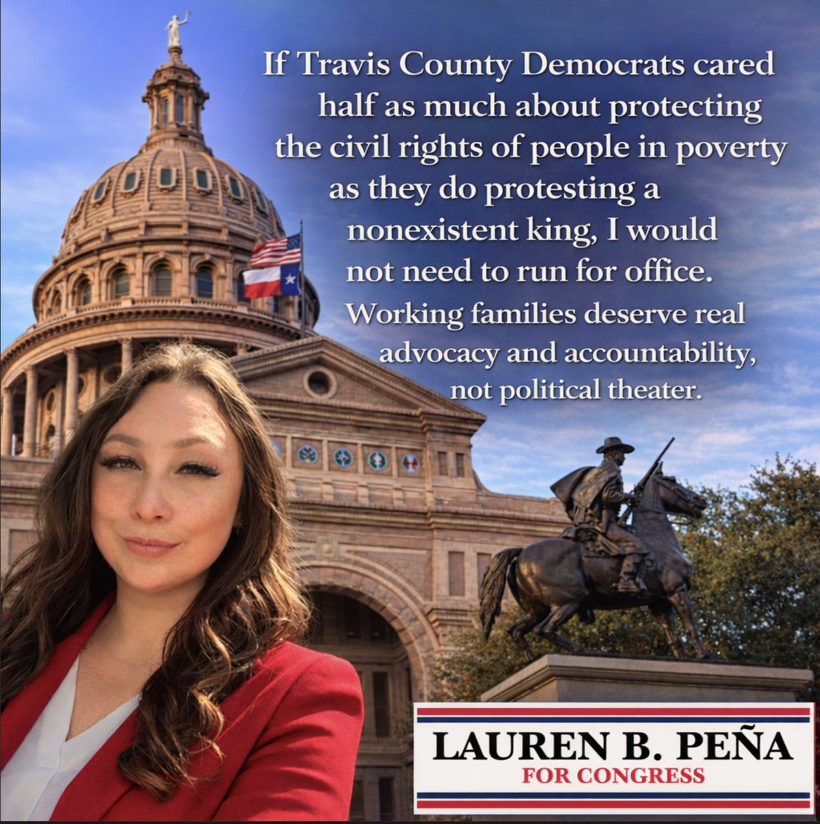 Lauren B. Peña for Congress tweet media