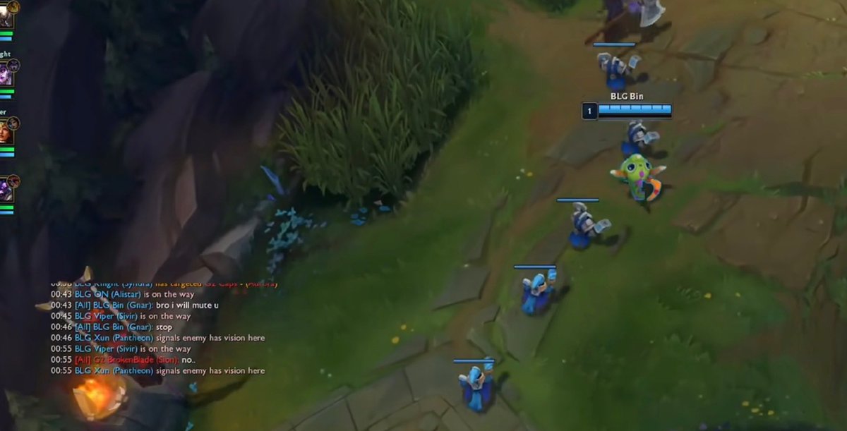namisylee's tweet photo. this happened during game2 of the first BO between G2 and BLG during #fst26 https://t.co/G9AOTQalRe