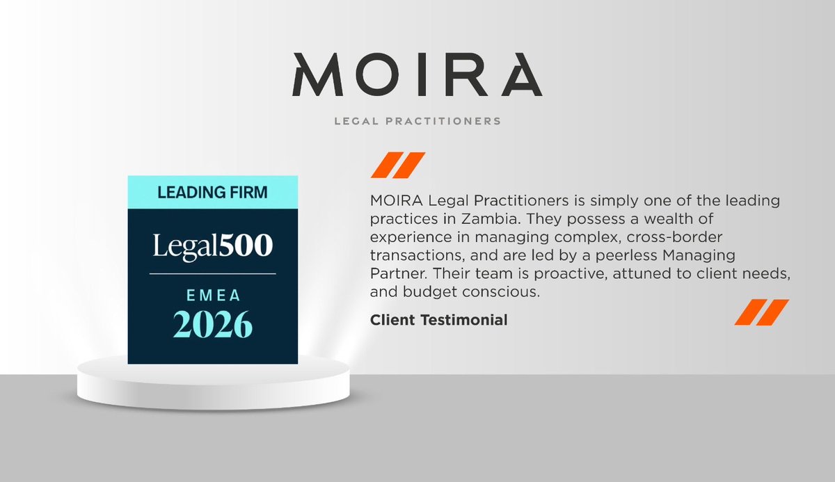 MoiraLegal's tweet photo. 𝗠𝗢𝗜𝗥𝗔 𝗟𝗲𝗴𝗮𝗹 - 𝗥𝗮𝗻𝗸𝗲𝗱 𝗟𝗲𝗮𝗱𝗶𝗻𝗴 𝗙𝗶𝗿𝗺

We are proud to announce our recognition as a Leading Firm by @thelegal500.

The firm has been recognized in #corporate #commercial #energy, #naturalresources #financial services  and #greenfinance 

#Legal5002026 https://t.co/FXkr1cAPMo