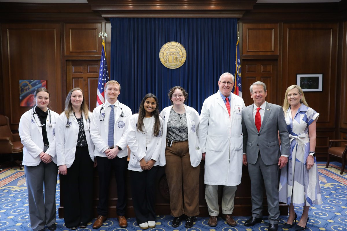 MAG1849's tweet photo. Today we celebrate the physicians who care for patients and advocate for them, shaping the future of healthcare in Georgia.

As the legislative session comes to a close, thank you to those who served as Doctor of the Day at the Capitol.

Happy National Doctors’ Day! https://t.co/MgVkYVzsOP